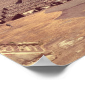 Piramide van de maan, gebouwd c.100-350 AD Poster (Hoek)