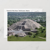 Piramide van de Maan, Teotihuacan, Mexico Briefkaart (Voorkant / Achterkant)