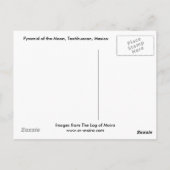 Piramide van de Maan, Teotihuacan, Mexico Briefkaart (Achterkant)