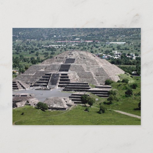 Piramide van de Maan, Teotihuacan, Mexico Briefkaart (Voorkant)