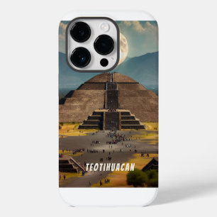 Piramide van de Maan, Teotihuacan, Mexico Reis Case-Mate iPhone 14 Pro Hoesje