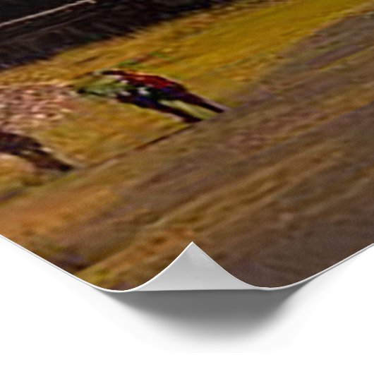 Piramide van de maan, Teotihuacan, Mexico Reizen Poster (Hoek)