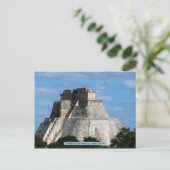 Piramide van de Magicus, Uxmal, Mexico Briefkaart (Staand voorkant)