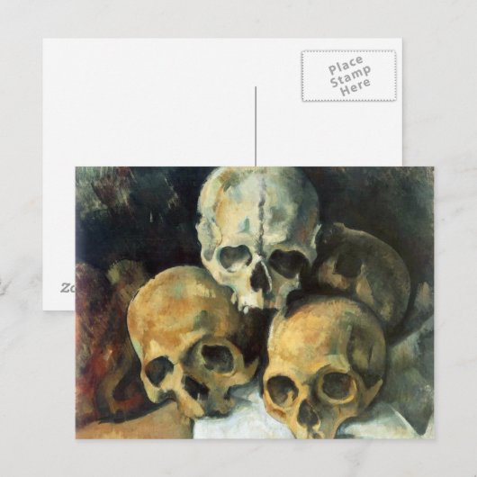 Piramide van de schedels briefkaart (Voorkant / Achterkant)