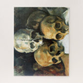 Piramide van de Skulls Paul Cezanne die Kunst schi Legpuzzel (Verticaal)