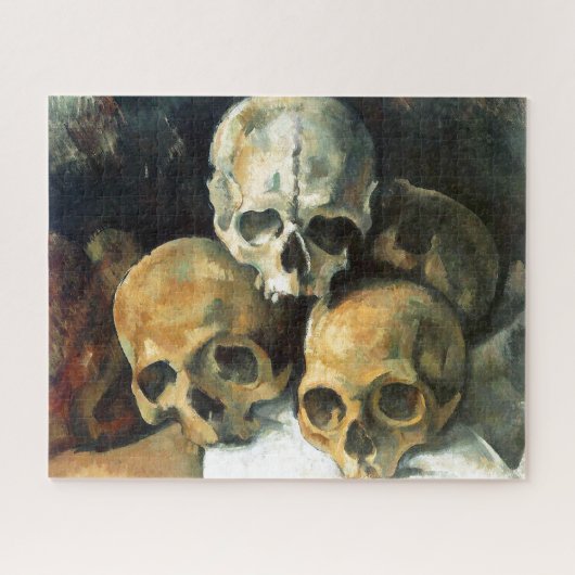 Piramide van de Skulls Paul Cezanne die Kunst schi Legpuzzel (Horizontaal)