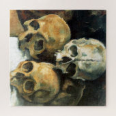 Piramide van de Skulls Paul Cezanne die Kunst schi Legpuzzel (Horizontaal)