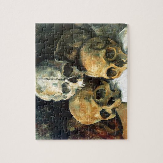 Piramide van de Skulls Paul Cezanne die Kunst schi Legpuzzel (Verticaal)