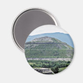 Piramide van de Zon bij Teotihuacan ruïnes, in de  Magneet (Voorkant / Achterkant)