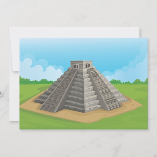 Piramide van de zon Uitnodigingen (Voorkant)