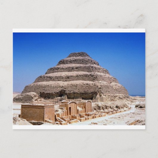 Piramide van Djoser Briefkaart (Voorkant)