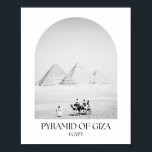 Piramide van Giza Egypt Arch Fotoprint Poster<br><div class="desc">Piramide van Giza Egypt Arch Fotoprint</div>