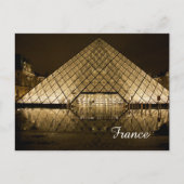 Piramide van glas briefkaart (Voorkant)