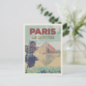 Piramide van het Louvre, Frankrijk Briefkaart (Staand voorkant)