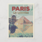 Piramide van het Louvre, Frankrijk Briefkaart (Voorkant)