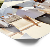 Piramide van het Parisien Museum Perfect Poster (Hoek)