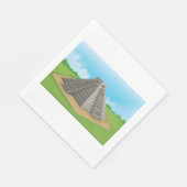 Piramide van het zgn. "Sun Paper Napkins" Servet (Hoek)