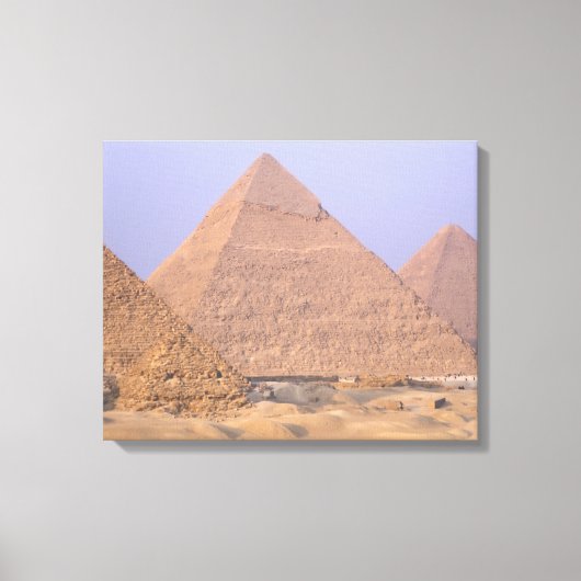 Piramide van Menkaure Mycerinus), Piramide van Canvas Afdruk (Voorkant)