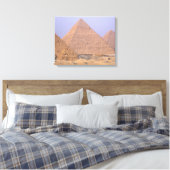 Piramide van Menkaure Mycerinus), Piramide van Canvas Afdruk (Insitu (Slaapkamer))