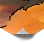 Piramide van Skulls Black Outline Art na Cezanne Poster (Hoek)