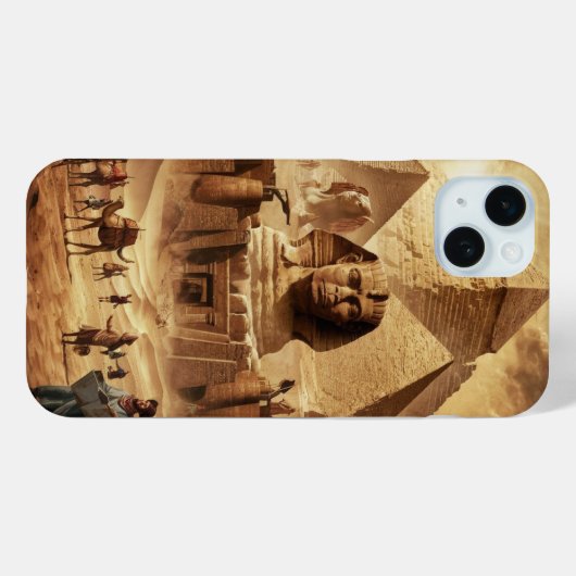 Piramiden en sfinxen Case-Mate iPhone case (Achterkant (horizontaal))