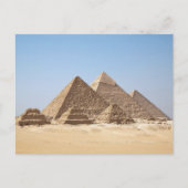 Piramides Egypte-Gizah Briefkaart (Voorkant)