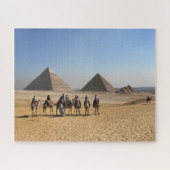Piramides en kamelen Egypte Legpuzzel (Horizontaal)