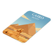  piramides en sfinx Caïro reizen Magneet (Linkerzijde)