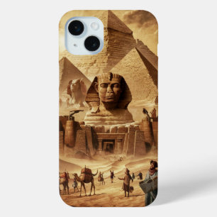 Piramides en Sfinxen iPhone 15 Mini Hoesje