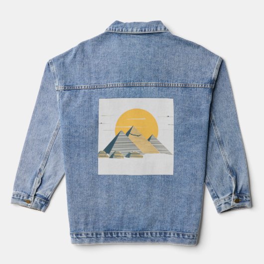 Piramides en Sun Egypt Jacket (Achterkant)