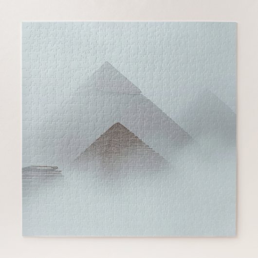 Piramides in de Nevel Legpuzzel (Verticaal)