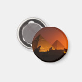 Piramides ontwerp magneet (Voorkant / Achterkant)