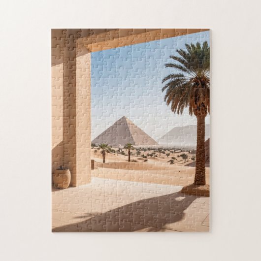 Piramides & Palmbomen Legpuzzel (Verticaal)