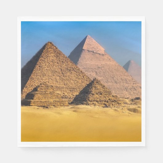 Piramides Papieren servet (Voorkant)