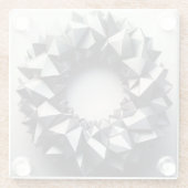 piramides ring glazen onderzetter (Achterkant)