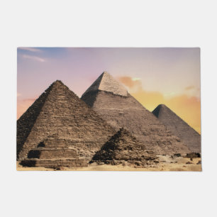 Piramides Sfinx Oud Egypte Cheops Piramide Deurmat
