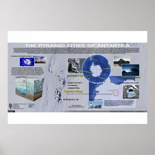 Piramides van Antarctica 2 Poster (Voorkant)