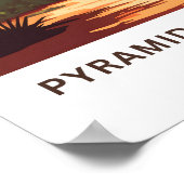 Piramides van de zon Mexico Reisprint Poster (Hoek)