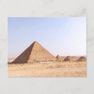 Piramides van Egypte Aankondigingskaart