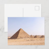Piramides van Egypte Briefkaart (Voorkant / Achterkant)