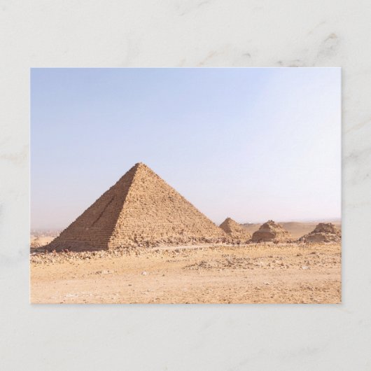 Piramides van Egypte Briefkaart (Voorkant)