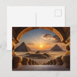 Piramides van Egypte Briefkaart