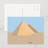 Piramides van Egypte Briefkaart (Voorkant / Achterkant)