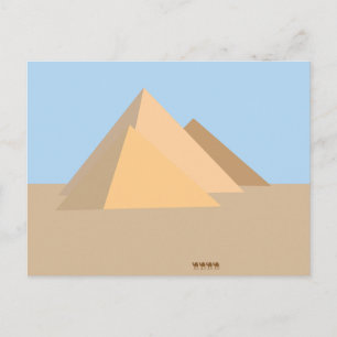 Piramides van Egypte Briefkaart