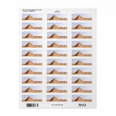Piramides van Egypte Etiket (Full Sheet)
