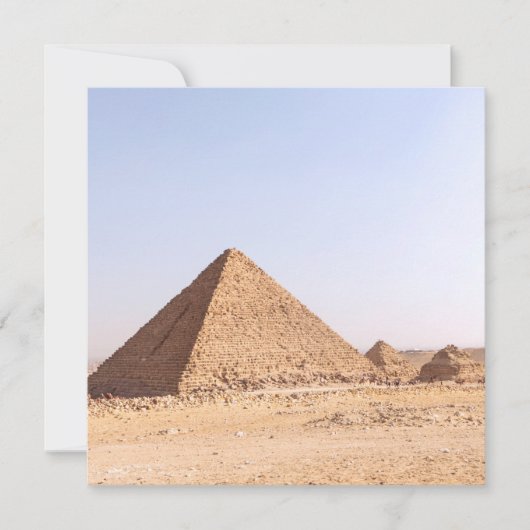 Piramides van Egypte Kaart (Voorkant)