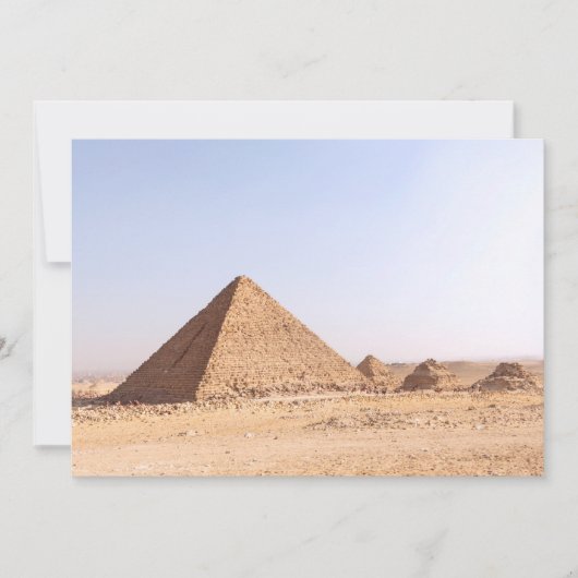 Piramides van Egypte Kaart (Voorkant)