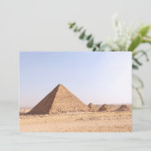 Piramides van Egypte Kaart (Staand voorkant)