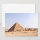Piramides van Egypte Kaart (Voorkant / Achterkant)