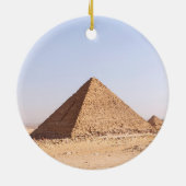 Piramides van Egypte Keramisch Ornament (Achterkant)